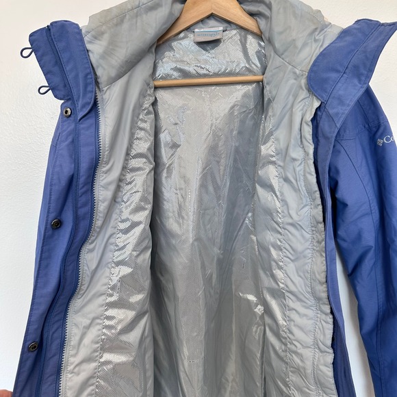 Columbia Carson Pass Interchange 3-In-1 Jacket Womens Medium Hooded Waterproof - Picture 5 of 11